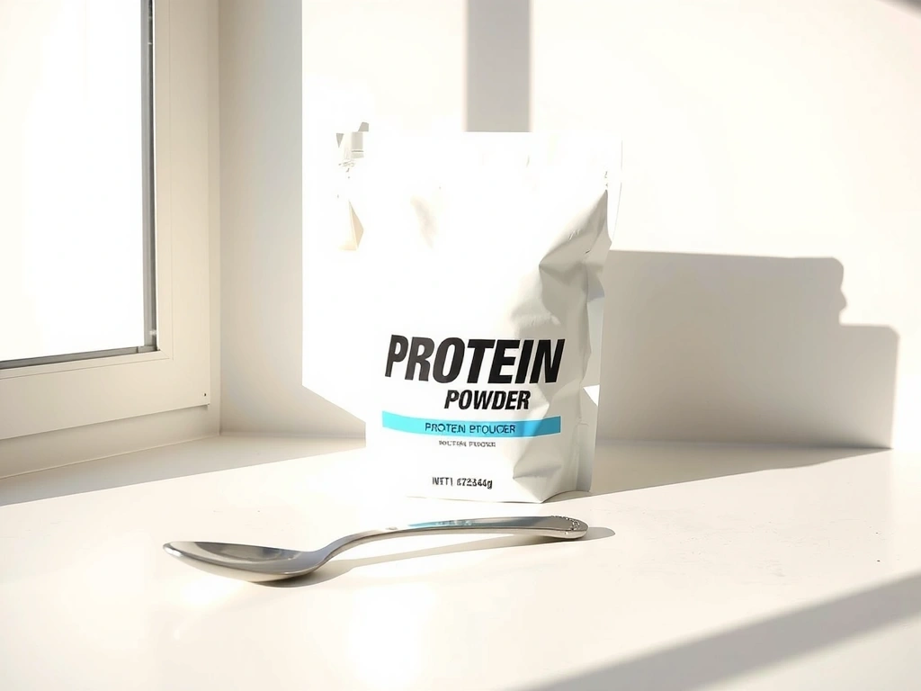 Otwarte opakowanie suplementu z widoczną etykietą i składem